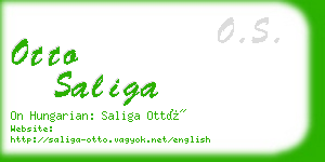 otto saliga business card